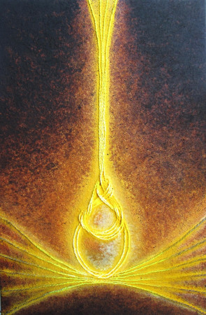   032017  Energia nella notte.   (acrilico su tela mis. cm. 60x90)